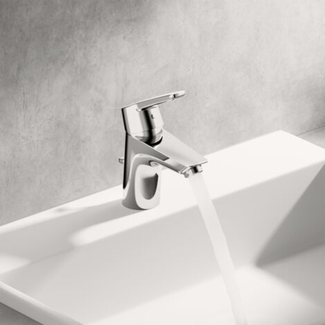 Hansa HANSAPOLO mitigeur lavabo 51402293 avec garniture de vidage , projection 103 mm, chromé