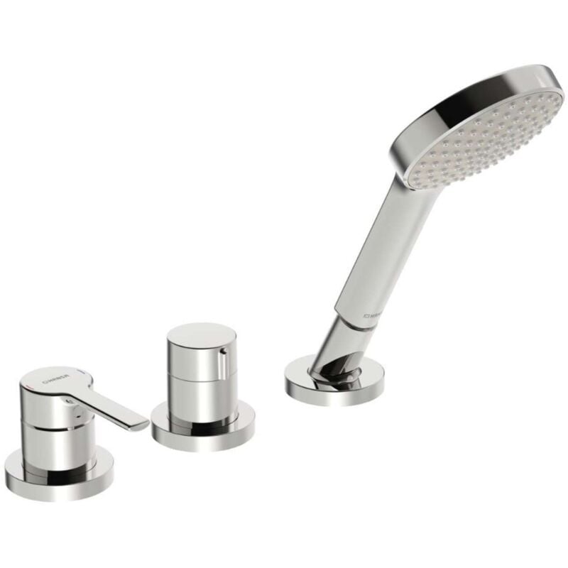 Hansa - ronda Mélangeur bain, set de finition, avec dispositif