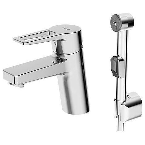 HANSA HANSATWIST robinet de lavabo, avec douchette fonctionnelle,