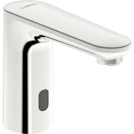 Hansa Infrarot-Waschtisch-Armatur HANSAELECTRA chrom, Netzbetrieb, Ausladung 123mm