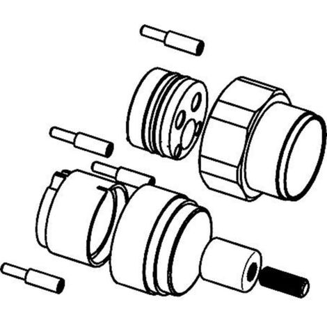 Hansa Matrix - Rallonge 20 mm pour robinet à levier 59913591