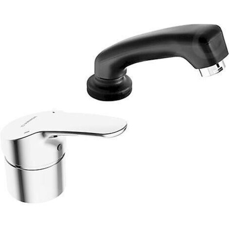 Hansa Mix - Robinetterie de coiffure avec douchette, chrome 01262183