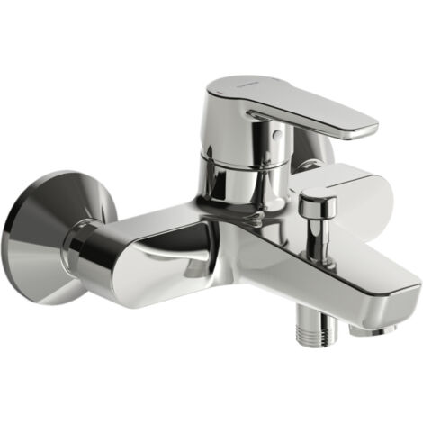Hansa Polo - Miscelatore monocomando per vasca da bagno, cromato 51442193