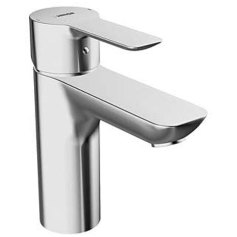 Hansa Robinet de lavabo Hansaligna 06092203 chromé , avec garniture de vidage , projection 108 mm