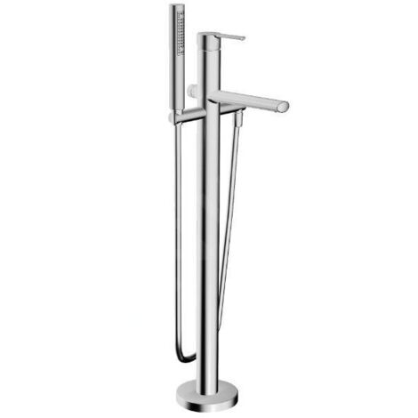 Hansa Ronda - Mitigeur de baignoire au sol, chrome 03422073