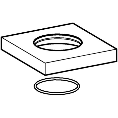 Hansa Rosette 59913879 75x75mm Chrom