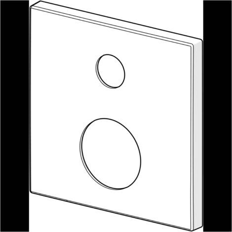 Hansa Rosette 59914315 150x150mm Chrom