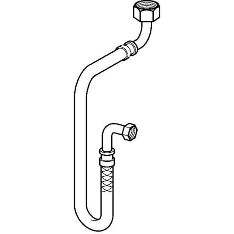 Hansa Schlauch 59912693 G3/4 x G1/2, Länge 650mm