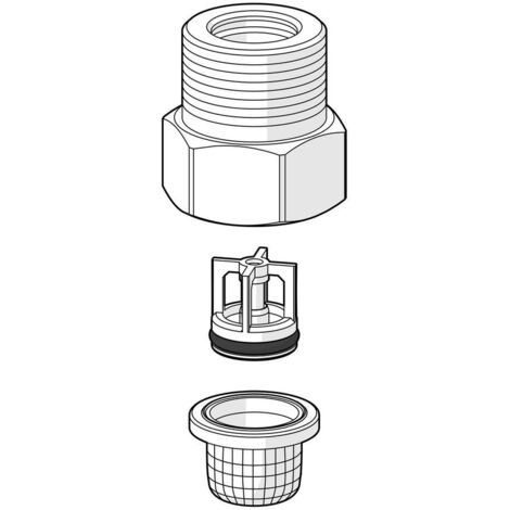 Hansa Schmutzfilter Rückflussverhinderer 59914086 Chrom