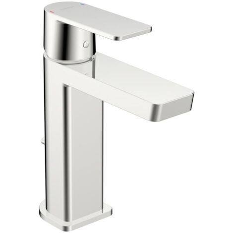 Hansa Stela Eco Einhebelmischer Waschtischbatterie 5718 Ausladung 106mm DN15 Chrom