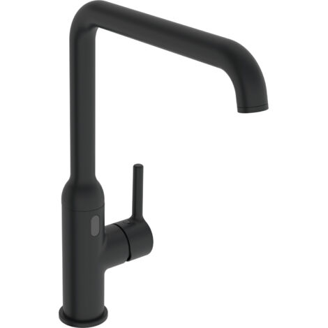 Hansa Vantis Style - Hybrid-Spültischarmatur, Netzbetrieb, schwarz matt 5421220933