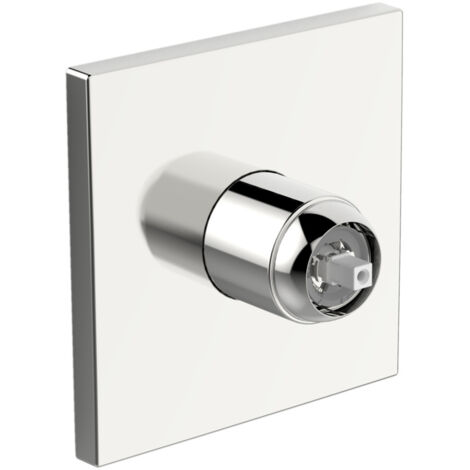 Hansa Varox Pro Fertigmontageset für Brausebatterie 4055 Rosette eckig Chrom