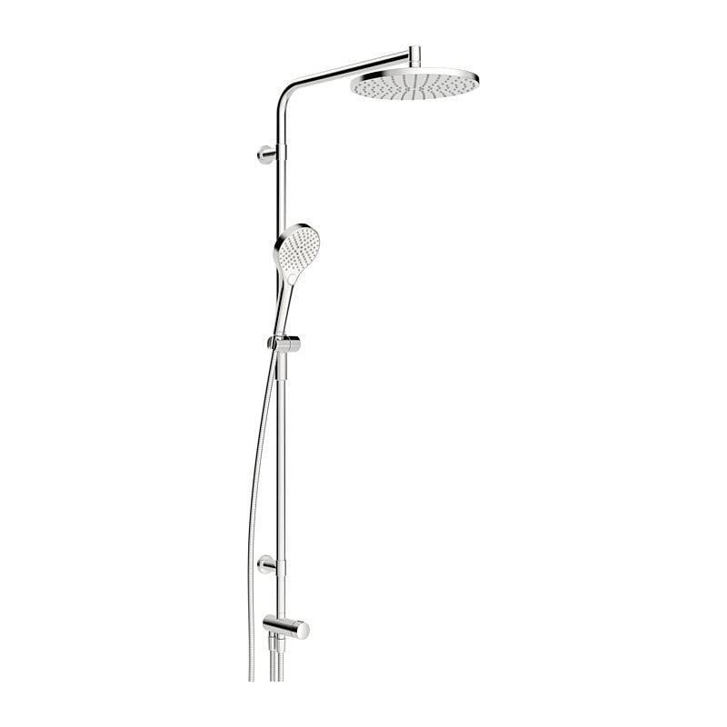 Hansa - système de douche viva 44180300 set de douche Wandstangen , longueur totale 120,2 cm, montage mural, chromé