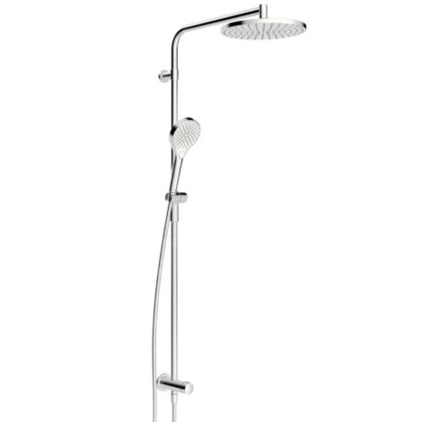 Hansa Viva - Set de douche sans mitigeur, diamètre 25 cm, 3 jets, chrome 44190300