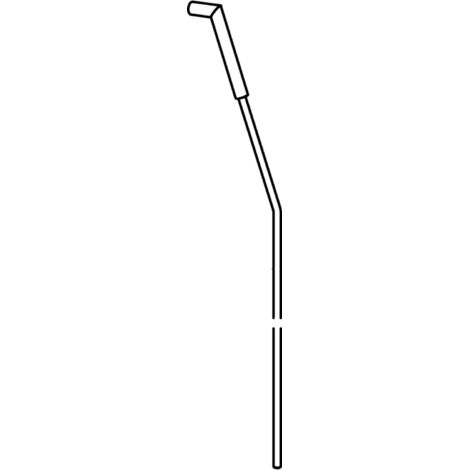 Hansa Zugstange mit Knopf 59913959 Chrom