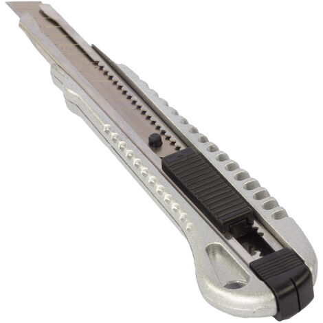 hanSe 1 - 96 Stück Cuttermesser Aluminium Druckguss Teppichmesser Mehrzweck Messer 9mm Abbrechklinge