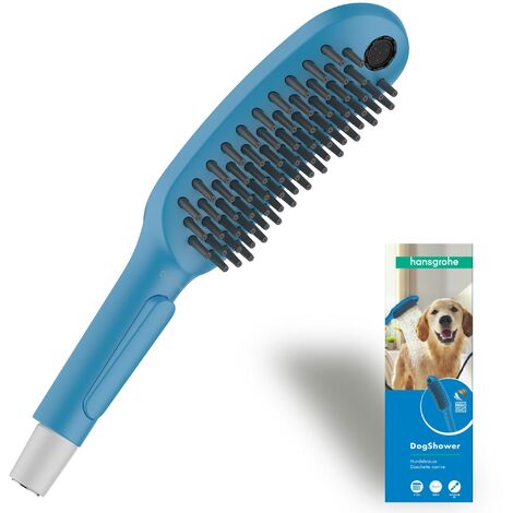Hansgrohe 26640540 Dogshower Doccetta per Cani 150 3 Tipi di Getto con Ugelli Massaggianti, Azzurro