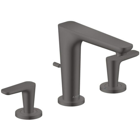 hansgrohe 3-Loch-Waschtischarmatur Axor Citterio C cubic cut, b b vc, A 135mm, Zugst. Abl.