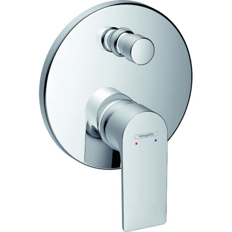hansgrohe 72469000 Rebris E - Miscelatore monocomando per vasca da bagno a 2 funzioni, cromato