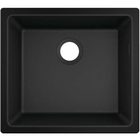 Hansgrohe Abwäschen - Granit-Unterbauspülbecken S510-U450, Graphitschwarz 43431170