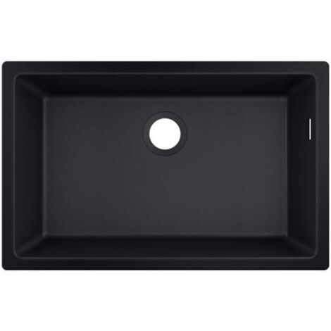 Hansgrohe Abwäschen - Granit-Unterbauspülbecken S510-U660, Graphitschwarz 43432170