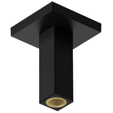 Hansgrohe Accesorios - Brazo de ducha de techo, 11 cm, negro mate 24338670