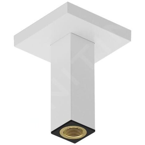 Hansgrohe Accessoires - Bras de douche de plafond, 11 mm, blanc mat 24338700