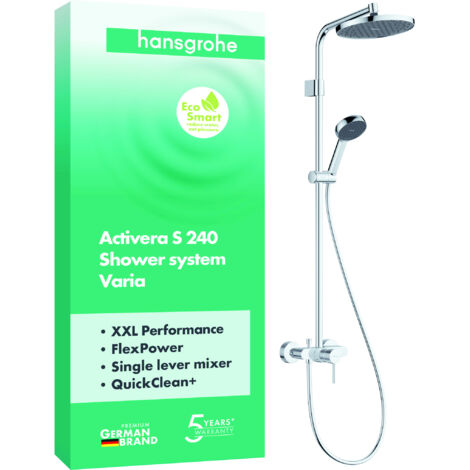 hansgrohe Activera S Système de douche 240, 1 type de jet,