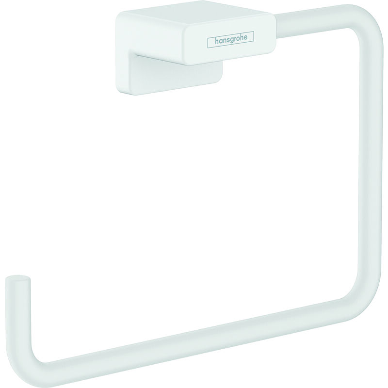 Anneau porte-serviette HANSGROHE AddStoris blanc mat