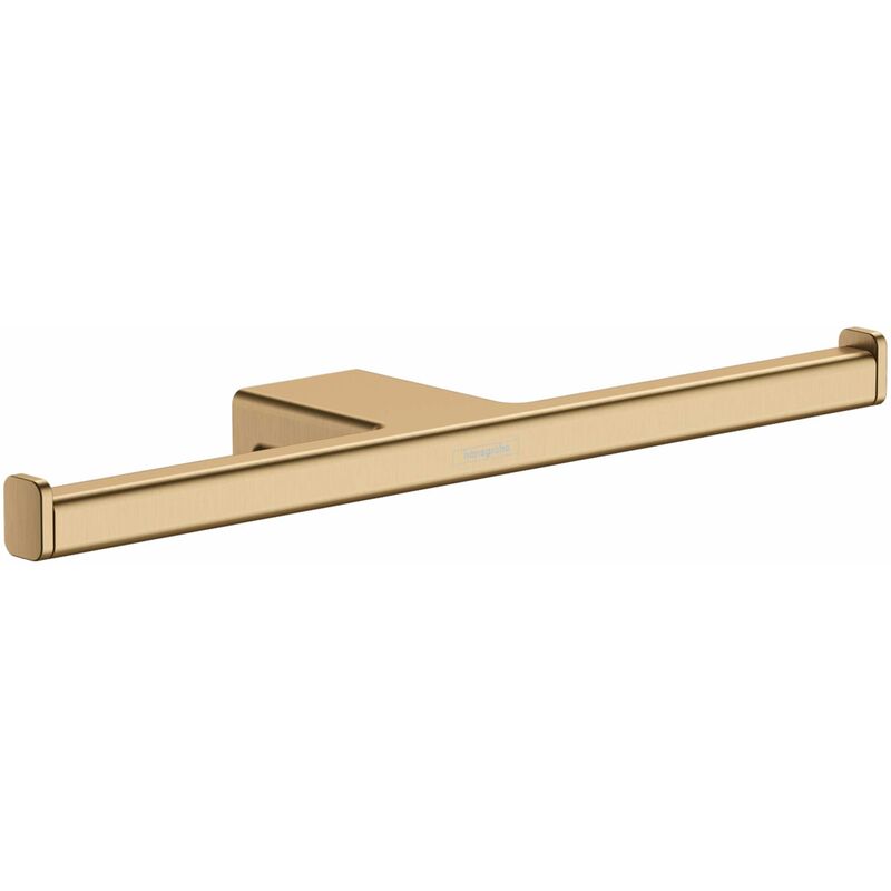 Hansgrohe AddStoris - Porte-papier toilette double, bronze brossé 41748140