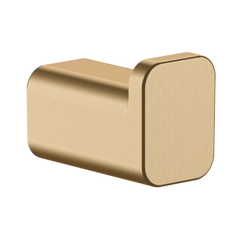 Hansgrohe - AddStoris Crochet simple métallique 3x2x1,6cm avec fixations cachées, bronze brossé (41742140)