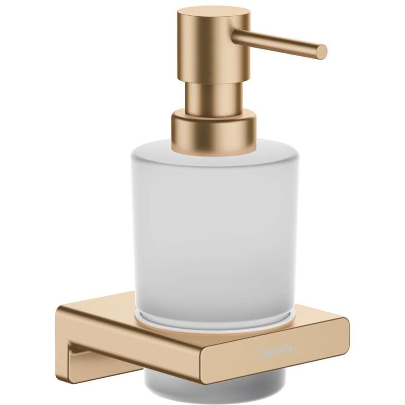 Addstoris Dosatore Di Sapone Liquido 200 Ml In Vetro 8x16x9 Cm, Bronzo Spazzolato (41745140)