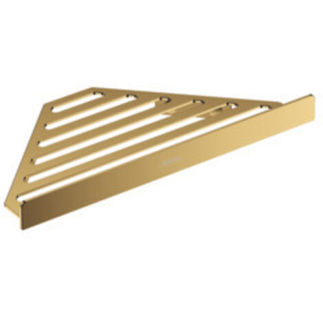 Hansgrohe AddStoris - Eckenablage, polierte Goldoptik 41741990