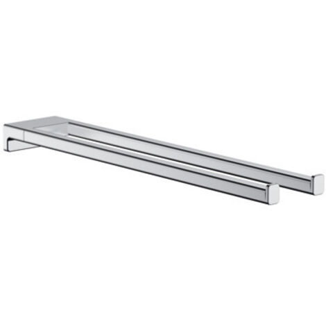 hansgrohe AddStoris Handtuchhalter 41770000 Länge 445mm, zweiarmig, Wandmontage, Metall, chrom