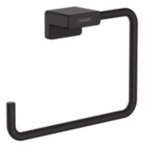 hansgrohe AddStoris Handtuchring 41754670 Wandmontage, Metall, mattschwarz