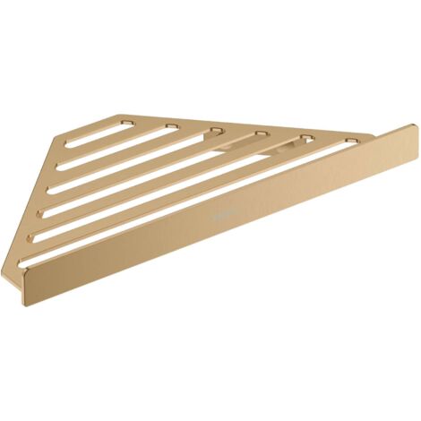 Hansgrohe AddStoris - Mensola ad angolo, color bronzo spazzolato 41741140