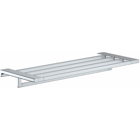 Hansgrohe AddStoris - Mensola con portasciugamani, lunghezza 65 cm, cromo 41751000