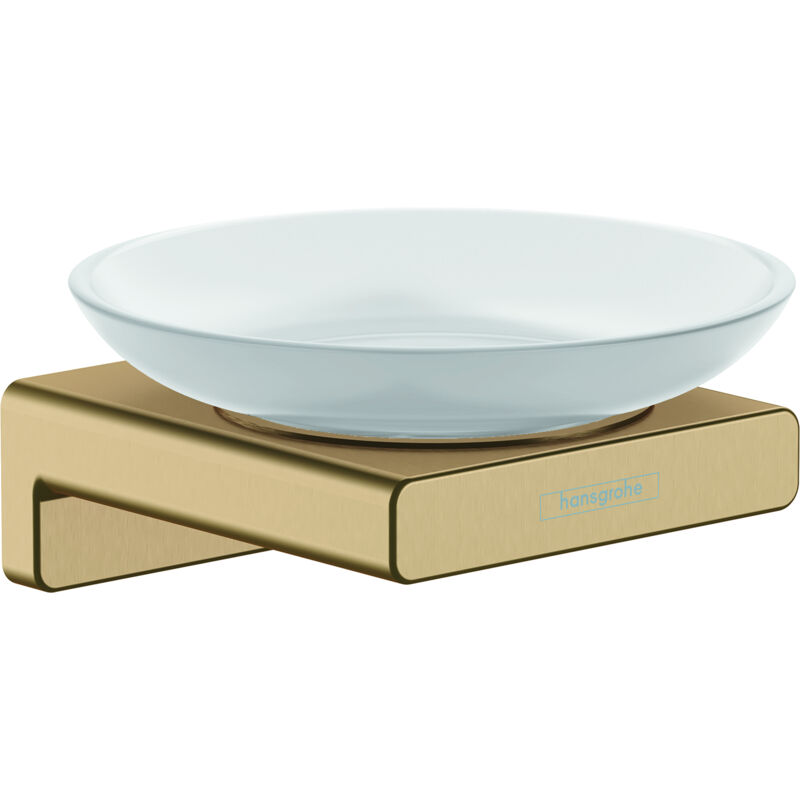 Hansgrohe - AddStoris - Porte-savon avec support, verre mat / bronze brossé 41746140
