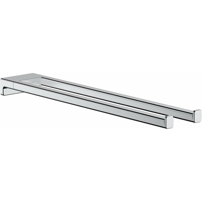 Hansgrohe - AddStoris - Porte-serviettes double, longueur 45 cm, chrome 41770000