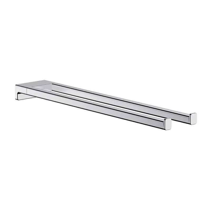 Hansgrohe - AddStoris Porte-serviettes double branche 450 mm, Chrome (41770000)