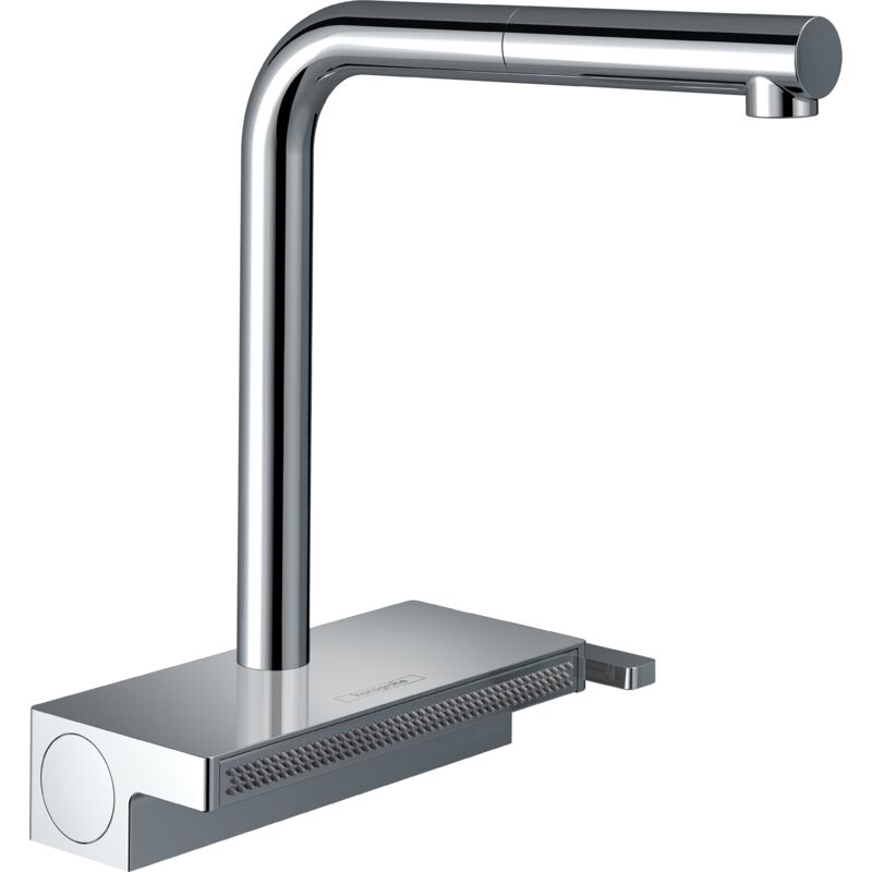 Hansgrohe - Mitigeur de cuisine 250 avec douchette extractible 2 jets, sBox chromé Aquno Select M81