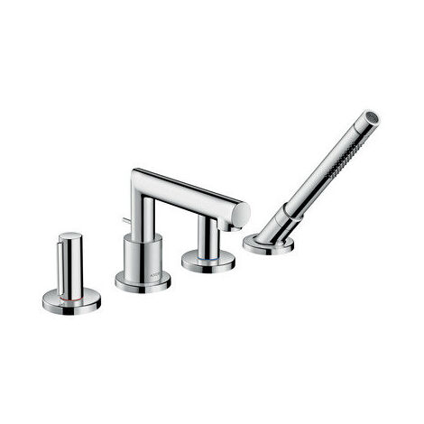 Hansgrohe AXOR AXOR Uno 4 trous pour jante de baignoire, Zerogriff, saillie 152mm, Coloris: chrome - 45444000