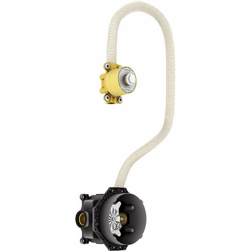 

AXOR basic body for AXOR electronic washbasin mixer flush-mounted, wall mounting - 16180180 - Hansgrohe