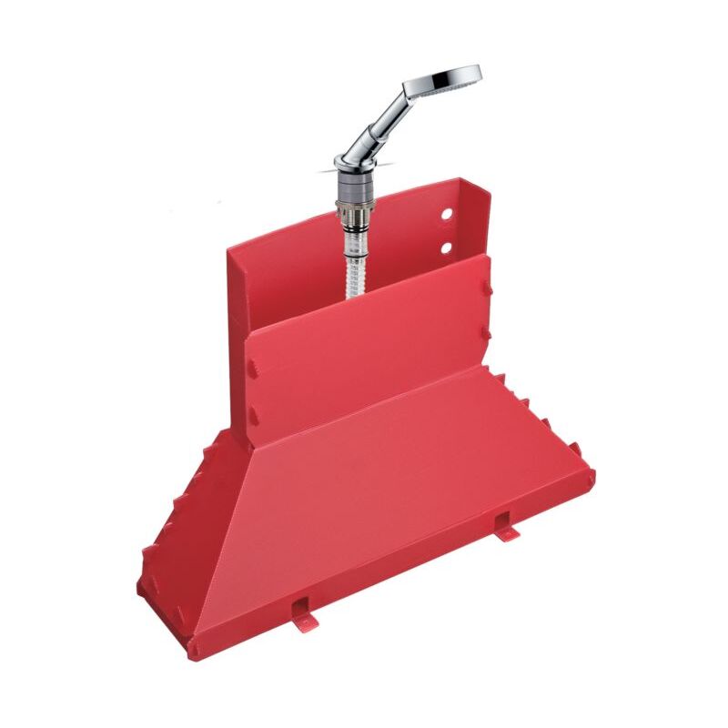 Secuflex de jantes 19418000 rebord serti de douche à main, chromé , dn 15 - Hansgrohe