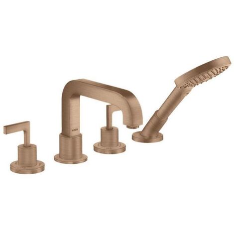 hansgrohe AXOR Citterio 4-Loch Fliesenrandarmatur mit