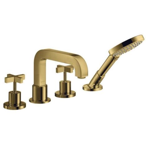 hansgrohe AXOR Citterio 4-Loch Wannenrandarmatur mit