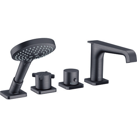 hansgrohe AXOR Citterio E 4 trous pour baignoire avec thermostat,