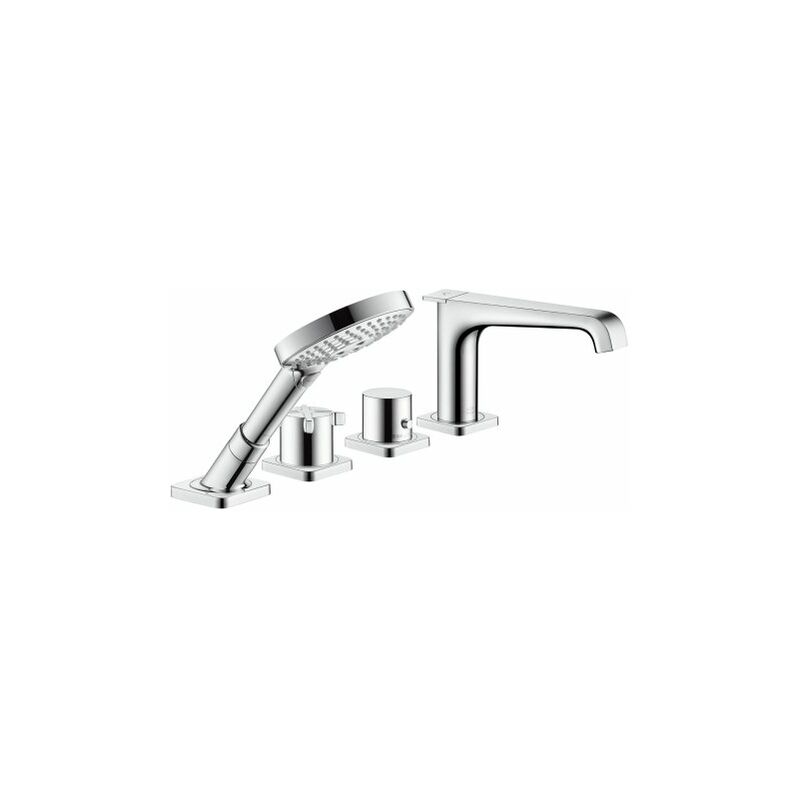 

Hansgrohe Axor Citterio E Llanta de bañera de 4 orificios con termostato, color: cromado - 36411000