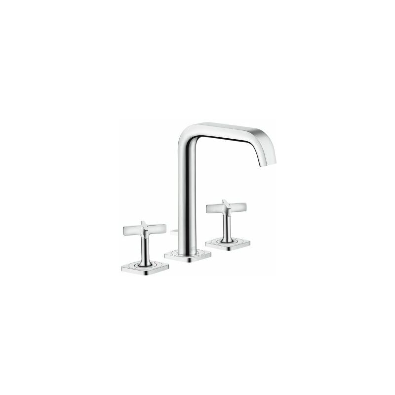 

Axor Citterio E Mezclador de lavabo de 3 agujeros 170 con desagüe automático y rosetas, color: cromado - 36108000 - Hansgrohe