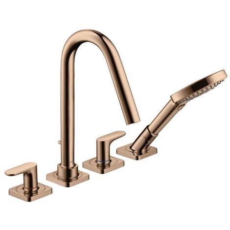 hansgrohe AXOR Citterio M 4-Loch Fliesenrandarmatur mit
